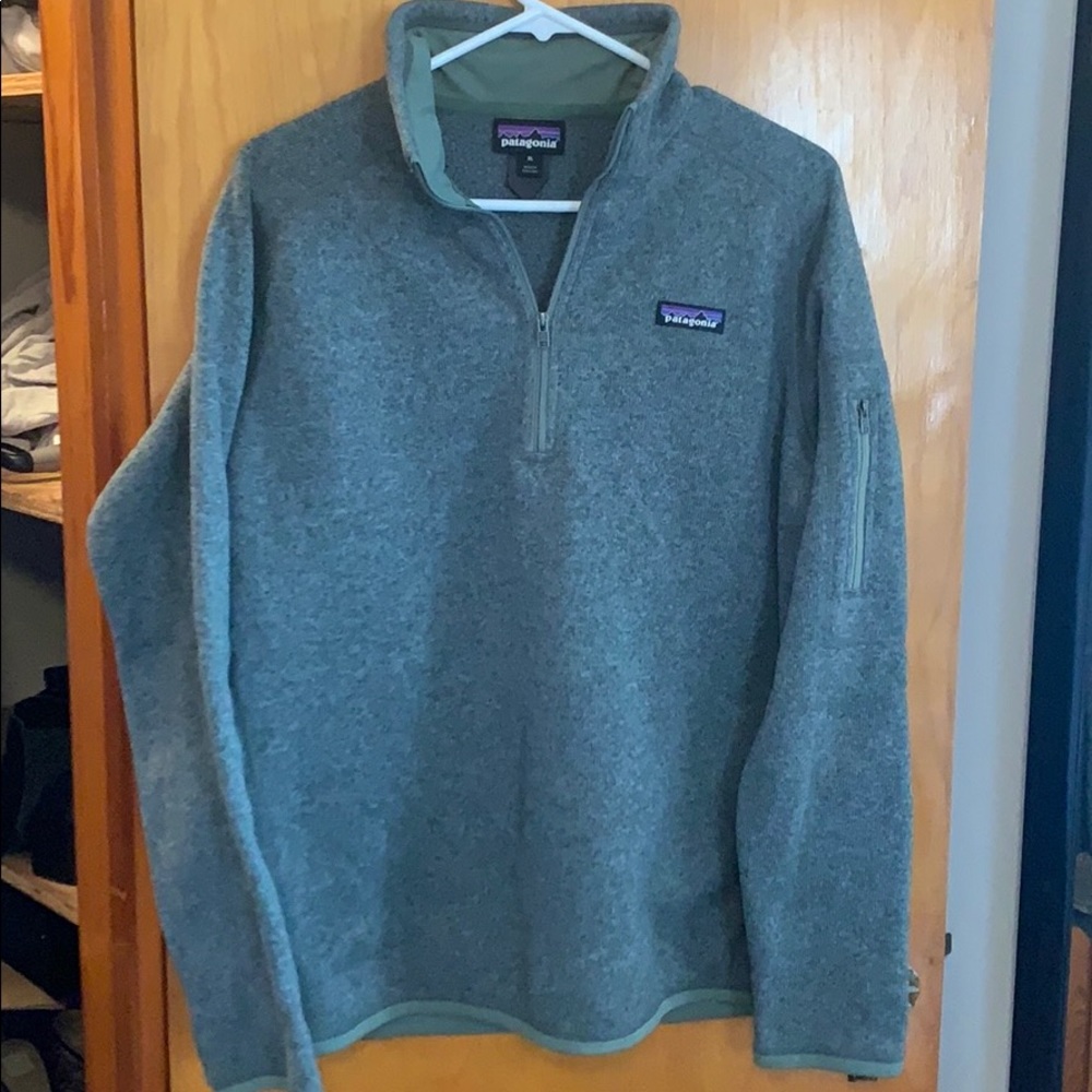 Patagonia hunter green pullover quarter zip
